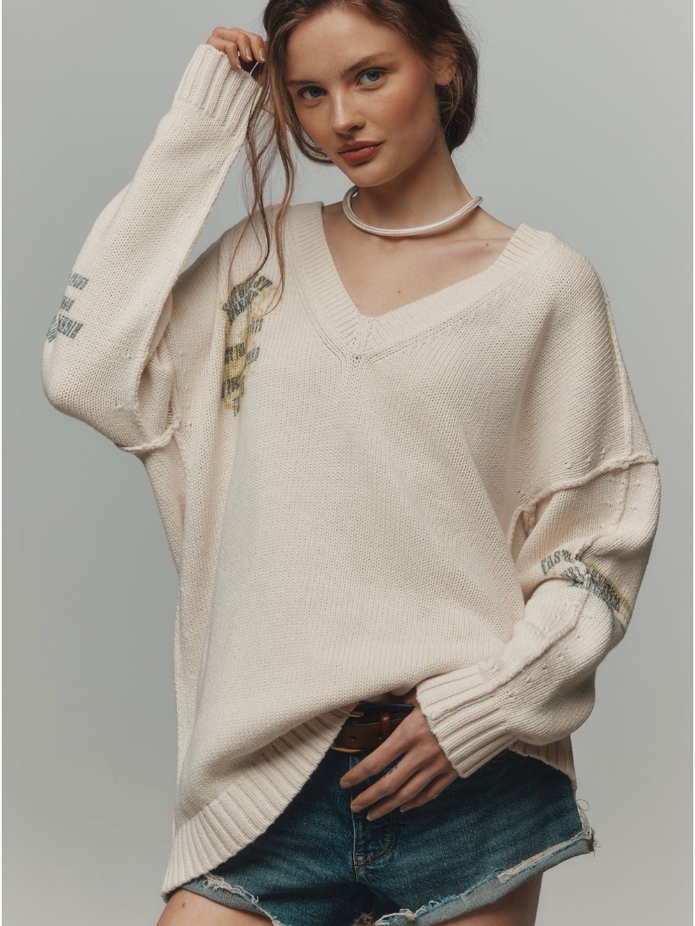 NWT Pilcro Long Sleeve Oversized Sweater - Small